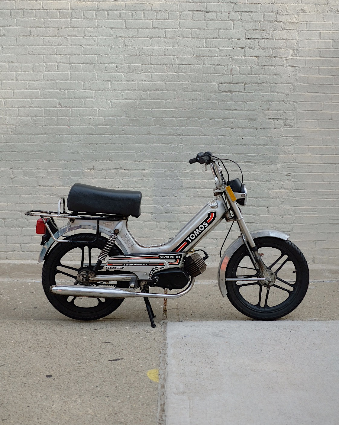 Tomos Silver Bullet - Silver - 1984 – NYC Mopeds