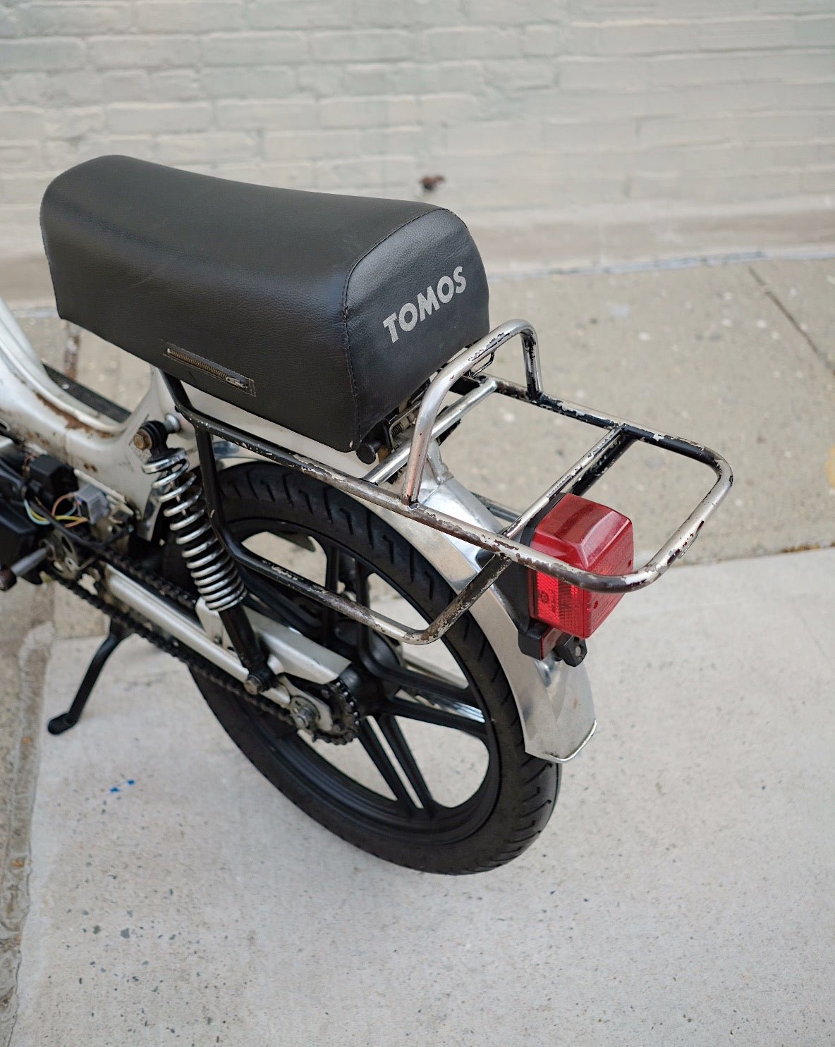 Tomos Silver Bullet - Silver - 1984 – NYC Mopeds