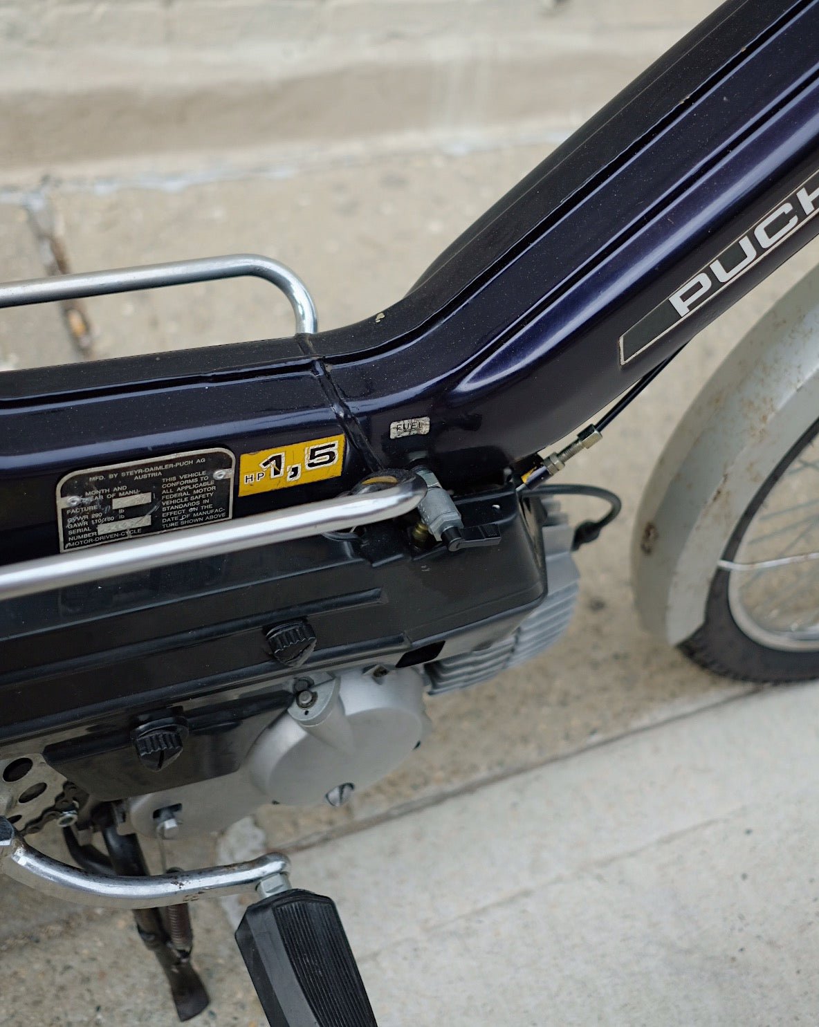Puch Maxi - Metallic Purple - 1977 – NYC Mopeds