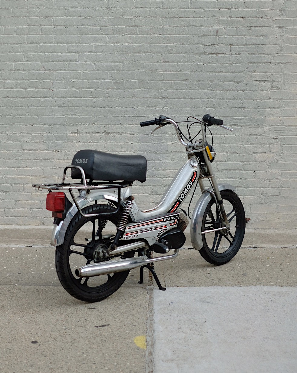 Tomos Silver Bullet - Silver - 1984 – NYC Mopeds