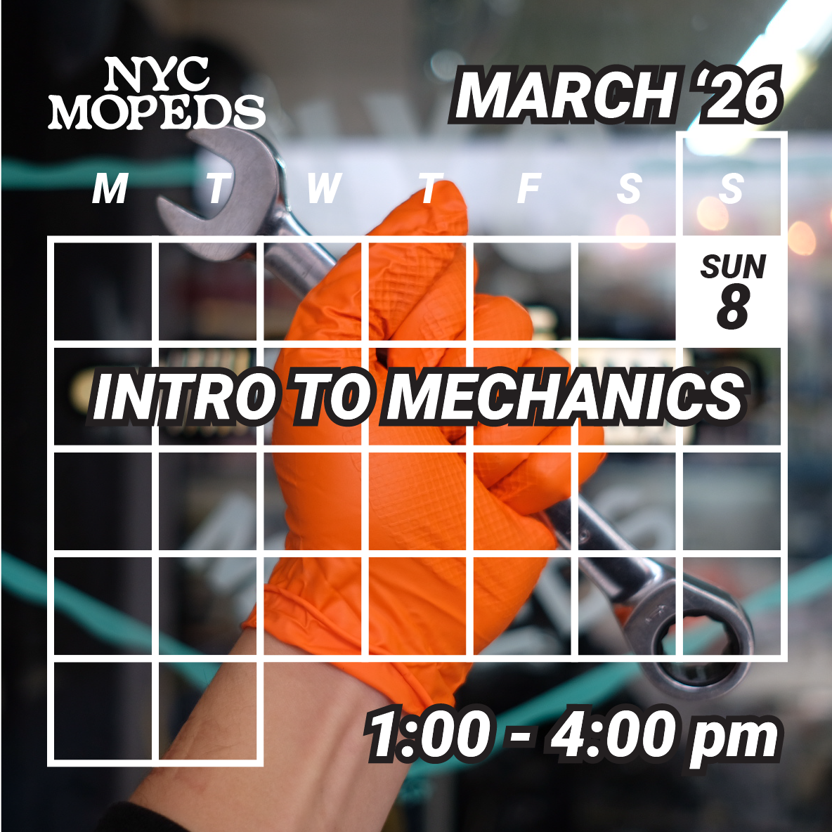 Intro to Mechanics Class - 3-08-2026 1:00pm