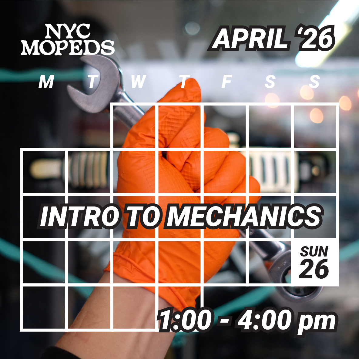 Intro to Mechanics Class - 4-26-2026 1:00pm