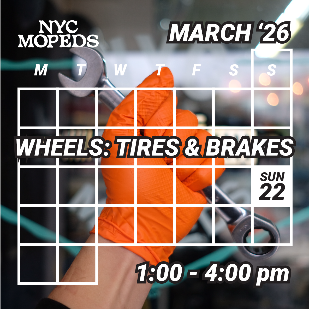 Wheels: Tires & Brakes Masterclass 3-22-26 1:00pm
