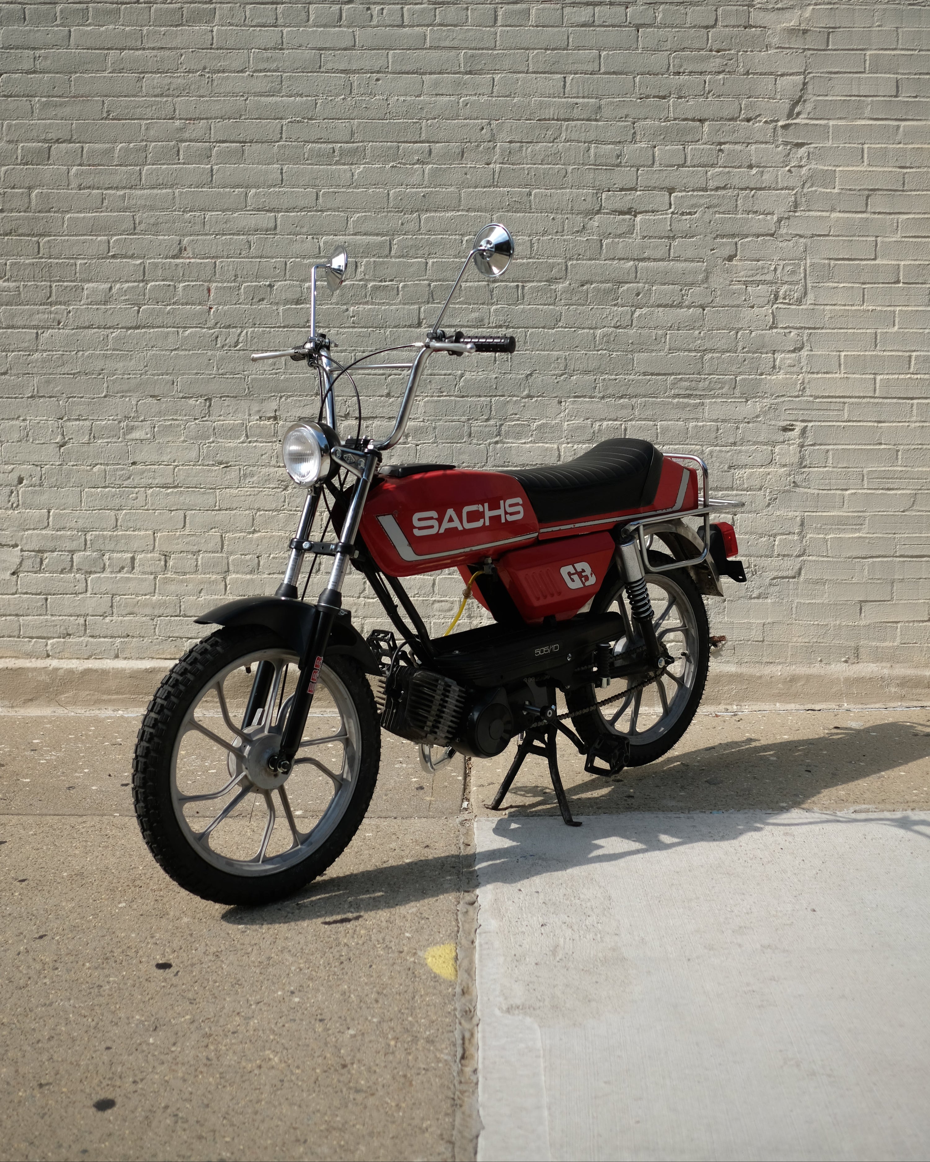 Sachs Prima G3 w/ Tomos A55 Engine - Red - 1980