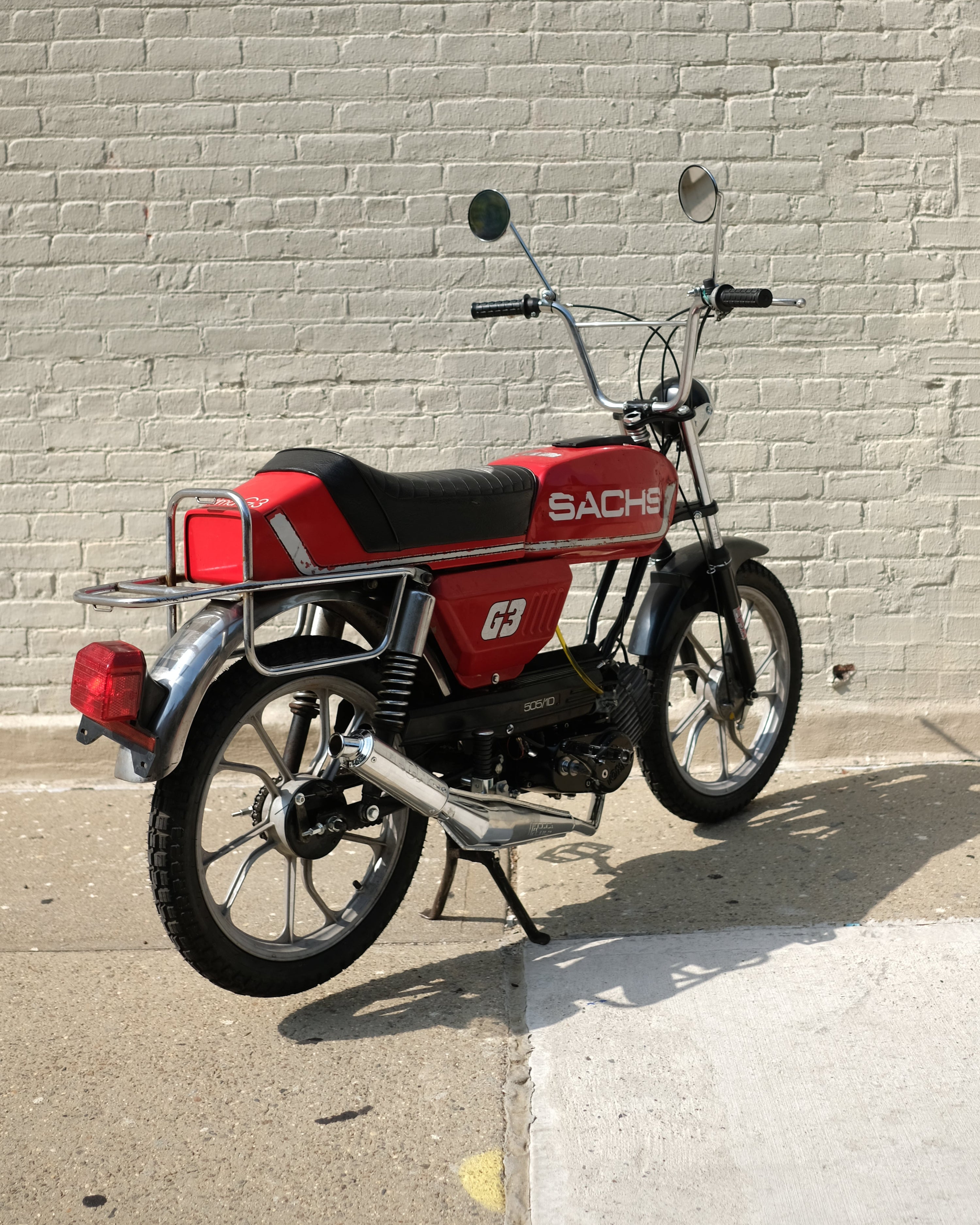 Sachs Prima G3 w/ Tomos A55 Engine - Red - 1980