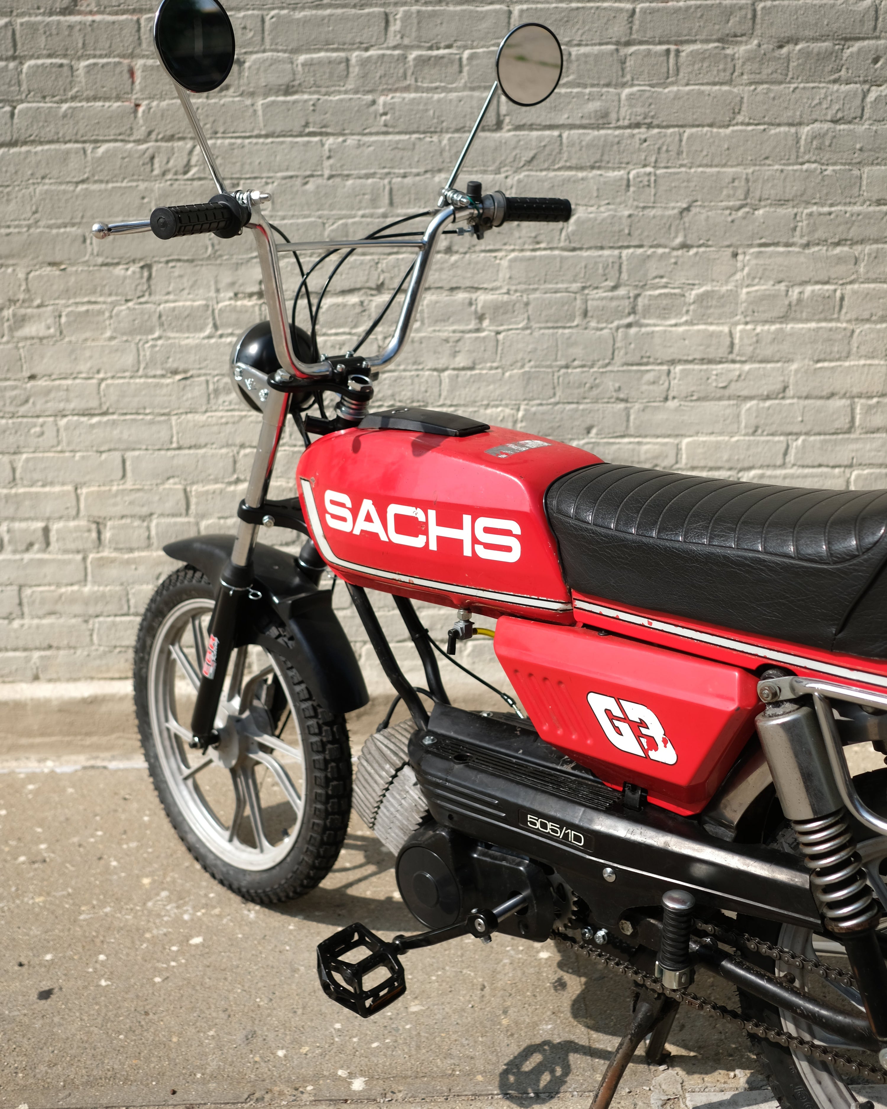 Sachs Prima G3 w/ Tomos A55 Engine - Red - 1980